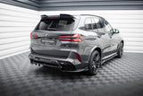 Maxton Design Central Rear Splitter (With Vertical Bars) BMW X5 M F95 Facelift by Maxton Design BM-X5M-F95F-RD1G+RD2G