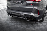 Maxton Design Central Rear Splitter (With Vertical Bars) BMW X5 M F95 Facelift by Maxton Design BM-X5M-F95F-RD1G+RD2G