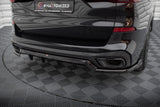 Maxton Design Central Rear Splitter (With Vertical Bars) BMW X5 M-Pack G05 by Maxton Design BM-X5-05-MPACK-RD2G+RD3G