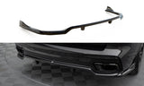 Maxton Design Central Rear Splitter (With Vertical Bars) BMW X7 M-Pack G07 Facelift by Maxton Design BM-X7-07F-MPACK-RD1G+RD2G