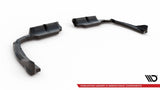 Maxton Design Central Rear Splitter (With Vertical Bars) BMW XM G09 by Maxton Design BM-XM-1-RSD1G+RD1G