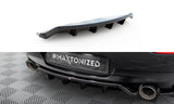 Maxton Design Central Rear Splitter (With Vertical Bars) BMW Z4 M-Pack E89 Facelift by Maxton Design BM-Z4-89F-MPACK-RD1G+RD2G