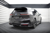 Maxton Design Central Rear Splitter (With Vertical Bars) BMW Ix Sport / M60 by Maxton Design BM-IX-1-MPACK-RD1G+RD2G