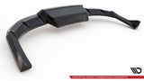 Maxton Design Central Rear Splitter (With Vertical Bars) BMW Ix Sport / M60 by Maxton Design BM-IX-1-MPACK-RD1G+RD2G