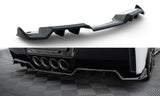 Central Rear Splitter (with vertical bars) Chevrolet Corvette C7 by CHEVROLET CH-CO-C7-RD3G+RD2G