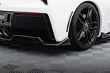 Central Rear Splitter (with vertical bars) Chevrolet Corvette C7 by CHEVROLET CH-CO-C7-RD3G+RD2G