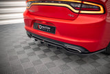 CENTRAL REAR SPLITTER (WITH VERTICAL BARS) DODGE CHARGER RT MK7 FACELIFT by DODGE DO-CH-2-RT-RD1G+RD2G