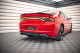 CENTRAL REAR SPLITTER (WITH VERTICAL BARS) DODGE CHARGER RT MK7 FACELIFT by DODGE DO-CH-2-RT-RD1G+RD2G