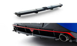 Central Rear Splitter (with vertical bars) Hyundai Elantra N Mk7 by HYUNDAI HY-EL-7-N-RD1G+RD2G