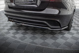 CENTRAL REAR SPLITTER (WITH VERTICAL BARS) JAGUAR XE X760 FACELIFT by JAGUAR JA-XE-1F-RSD1G+RD1G
