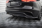 CENTRAL REAR SPLITTER (WITH VERTICAL BARS) JAGUAR XE X760 FACELIFT by JAGUAR JA-XE-1F-RSD1G+RD1G