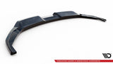 Maxton Design Central Rear Splitter (With Vertical Bars) Kia Ev6 Gt-Line Mk1 by Maxton Design KI-EV6-1-GTLINE-RD1G+RD2G