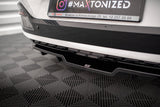 Maxton Design Central Rear Splitter (With Vertical Bars) Kia Ev6 Gt-Line Mk1 by Maxton Design KI-EV6-1-GTLINE-RD1G+RD2G