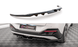 Maxton Design Central Rear Splitter (With Vertical Bars) Kia Ev6 Gt-Line Mk1 by Maxton Design KI-EV6-1-GTLINE-RD1G+RD2G