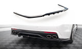 CENTRAL REAR SPLITTER (WITH VERTICAL BARS) KIA STINGER GT-LINE MK1 by KIA KI-ST-1-GTLINE-RD1G+RD2G