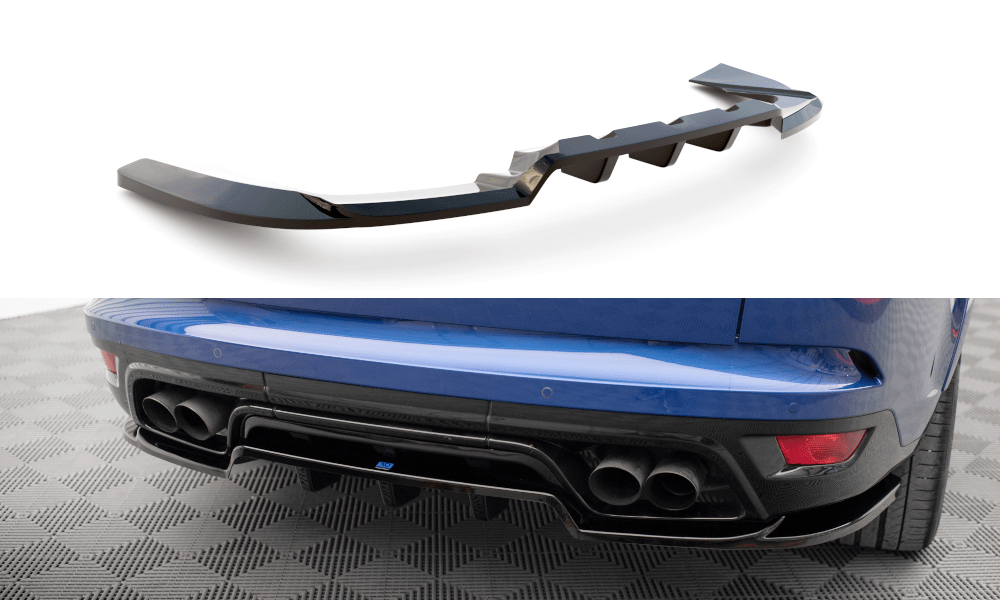 Maxton Design Central Rear Splitter - (With Vertical Bars) Land Rover ...