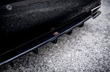 CENTRAL REAR SPLITTER (WITH VERTICAL BARS) LEUXS LS MK4 FACELIFT by LEXUS LE-LS-4F-RD1G+RD2G