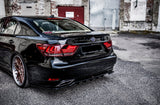 Maxton Design Central Rear Splitter (With Vertical Bars) Leuxs Ls Mk4 Facelift by Maxton Design LE-LS-4F-RD1G+RD2G