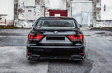 Maxton Design Central Rear Splitter (With Vertical Bars) Leuxs Ls Mk4 Facelift by Maxton Design LE-LS-4F-RD1G+RD2G