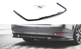 CENTRAL REAR SPLITTER (WITH VERTICAL BARS) LEXUS GS F SPORT HYBRID MK4 (L10) by LEXUS LE-GS-4-FSPORT-H-RD1G+RD2G