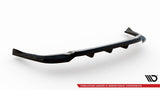Maxton Design Central Rear Splitter (With Vertical Bars) Lexus Nx F-Sport Mk2 by Maxton Design LE-NX-2-FSPORT-RD1G+RD2G