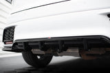 Maxton Design Central Rear Splitter (With Vertical Bars) Lexus Rx F-Sport Mk5 by Maxton Design LE-RX-5-FSPORT-RD1G+RD2G