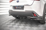 Maxton Design Central Rear Splitter (With Vertical Bars) Lexus Ux Mk1 by Maxton Design LE-UX-1-RD1G+RD2G