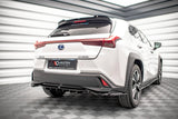 Maxton Design Central Rear Splitter (With Vertical Bars) Lexus Ux Mk1 by Maxton Design LE-UX-1-RD1G+RD2G