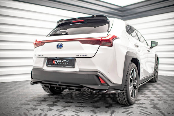 Maxton Design Central Rear Splitter (With Vertical Bars) - Lexus UX Mk ...