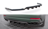 Maxton Design Central Rear Splitter (With Vertical Bars) - Maserati Levante Mk1 by Maxton Design MS-LE-1-RD1G+RD2G