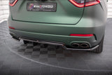Maxton Design Central Rear Splitter (With Vertical Bars) - Maserati Levante Mk1 by Maxton Design MS-LE-1-RD1G+RD2G