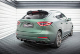 Maxton Design Central Rear Splitter (With Vertical Bars) - Maserati Levante Mk1 by Maxton Design MS-LE-1-RD1G+RD2G