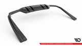 Maxton Design Central Rear Splitter (With Vertical Bars) Mercedes-AMG C 43 Sedan W205 Facelift by Maxton Design ME-C-205-AMG-RD1G+RD2G