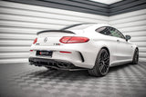 Maxton Design Central Rear Splitter (With Vertical Bars) Mercedes-AMG C 63AMG Coupe C205 Facelift by Maxton Design ME-C-205F-AMG-C-RD1G+RD2G