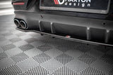 Maxton Design Central Rear Splitter (With Vertical Bars) Mercedes-AMG Cls 53 C257 by Maxton Design ME-CLS-257-53-RD1G+RD2G