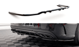 Maxton Design Central Rear Splitter (With Vertical Bars) Mercedes-Benz C AMG-Line W205 Facelift by Maxton Design ME-C-205F-AMGLINE-RD1G+RD2G