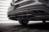 Maxton Design Central Rear Splitter (With Vertical Bars) Mercedes-Benz C AMG-Line W205 Facelift by Maxton Design ME-C-205F-AMGLINE-RD1G+RD2G