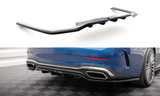 Maxton Design Central Rear Splitter (With Vertical Bars) Mercedes-Benz C AMG-Line W206 by Maxton Design ME-C-206-AMGLINE-K-RD1G+RD2G
