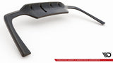 Maxton Design Central Rear Splitter (With Vertical Bars) Mercedes-Benz C AMG-Line W206 by Maxton Design ME-C-206-AMGLINE-K-RD1G+RD2G