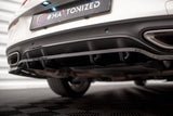 Maxton Design Central Rear Splitter (With Vertical Bars) Mercedes-Benz C Coupe AMG-Line C205 Facelift by Maxton Design ME-C-205F-AMGLINE-C-RD1G+RD2G
