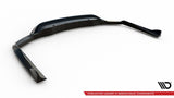 Maxton Design Central Rear Splitter (With Vertical Bars) Mercedes-Benz CLA C117 Facelift by Maxton Design ME-CLA-117F-RD1G+RD2G