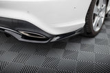Maxton Design Central Rear Splitter (With Vertical Bars) Mercedes-Benz CLA C117 Facelift by Maxton Design ME-CLA-117F-RD1G+RD2G