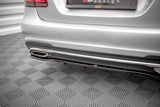 Maxton Design Central Rear Splitter (With Vertical Bars) Mercedes-Benz E AMG-Line Sedan W212 Facelift by Maxton Design ME-E-212F-AMGLINE-RD1G+RD2G
