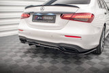 Maxton Design Central Rear Splitter (With Vertical Bars) Mercedes-Benz E AMG-Line W213 Facelift by Maxton Design ME-E-213F-AMGLINE-RD1G+RD2G