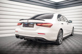 Maxton Design Central Rear Splitter (With Vertical Bars) Mercedes-Benz E AMG-Line W213 Facelift by Maxton Design ME-E-213F-AMGLINE-RD1G+RD2G