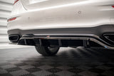 Maxton Design Central Rear Splitter (With Vertical Bars) Mercedes-Benz E AMG-Line W213 Facelift by Maxton Design ME-E-213F-AMGLINE-RD1G+RD2G