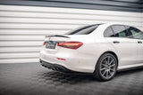 Maxton Design Central Rear Splitter (With Vertical Bars) Mercedes-Benz E AMG-Line W213 Facelift by Maxton Design ME-E-213F-AMGLINE-RD1G+RD2G