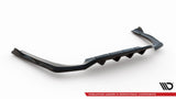 Maxton Design Central Rear Splitter (With Vertical Bars) Mercedes-Benz E AMG-Line W214 by Maxton Design ME-E-214-AMGLINE-RD1G+RD2G