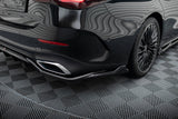 Maxton Design Central Rear Splitter (With Vertical Bars) Mercedes-Benz E AMG-Line W214 by Maxton Design ME-E-214-AMGLINE-RD1G+RD2G