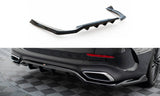 Maxton Design Central Rear Splitter (With Vertical Bars) Mercedes-Benz E AMG-Line W214 by Maxton Design ME-E-214-AMGLINE-RD1G+RD2G